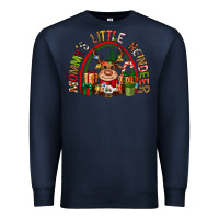 Navy mommys little reindeer christmas Premium Sweatshirt - CowGirlArtShop