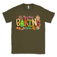 Army Green Christmas Baking Crew Classic Tee - CowhideDigitalArt
