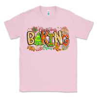 Bubblegum Pink Christmas Baking Crew Classic Tee - CowhideDigitalArt