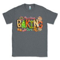 Charcoal Heather Christmas Baking Crew Classic Tee - CowhideDigitalArt