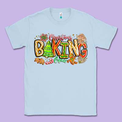 Christmas Baking Crew Classic Tee Designed By Cowhidedigitalart