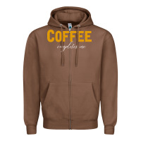 Chestnut Coffee Completes Me Zipper Hoodie - Bettercallsaul