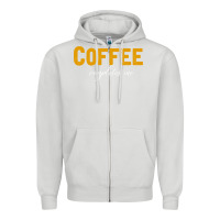 Dove Grey Coffee Completes Me Zipper Hoodie - Bettercallsaul