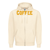 Sandshell Coffee Completes Me Zipper Hoodie - Bettercallsaul