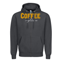 Smoke Coffee Completes Me Zipper Hoodie - Bettercallsaul