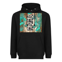 Black nana life glitter leopard Heavyweight Hoodie - TumblerDesignByShophia