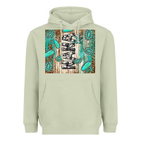 Matcha nana life glitter leopard Heavyweight Hoodie - TumblerDesignByShophia
