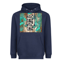 Navy nana life glitter leopard Heavyweight Hoodie - TumblerDesignByShophia