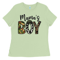 Matcha mama's boy Ladies Tee - CowhideDigitalArt