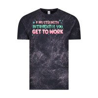 Cloud Black get to work Vintage Tee - MaliasSmallBusiness