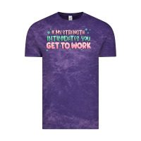 Cloud Purple get to work Vintage Tee - MaliasSmallBusiness