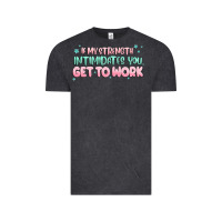 Vintage Black get to work Vintage Tee - MaliasSmallBusiness