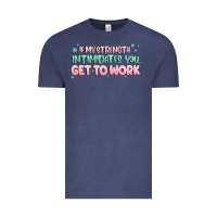 Vintage Denim get to work Vintage Tee - MaliasSmallBusiness