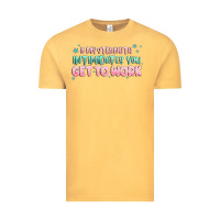 Vintage Mustard get to work Vintage Tee - MaliasSmallBusiness