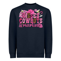 Navy kisses cowboys martinis Heavyweight Sweatshirt - NancyCooperArtShop