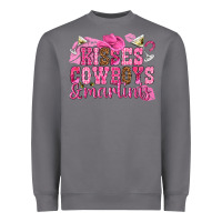 Storm kisses cowboys martinis Heavyweight Sweatshirt - NancyCooperArtShop