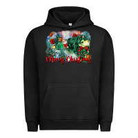 Pigment Black merry christmas santa polar express Urban Hoodie - FaDigitalArtStudio