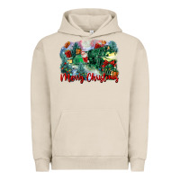 Pigment French Oak merry christmas santa polar express Urban Hoodie - FaDigitalArtStudio