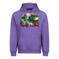 Tulip merry christmas santa polar express Urban Hoodie - FaDigitalArtStudio