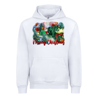 White merry christmas santa polar express Urban Hoodie - FaDigitalArtStudio