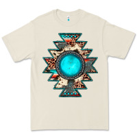 Bone aztec leopard turquoise gemstone Premium Tee - JahusDesignShop