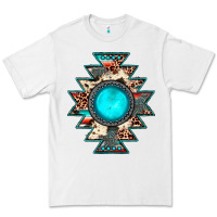 White aztec leopard turquoise gemstone Premium Tee - JahusDesignShop