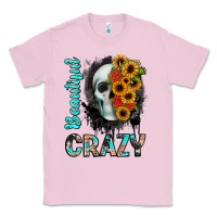 Bubblegum Pink beautiful crazy skull Classic Tee - JahusDesignShop