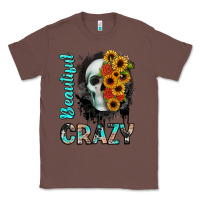Chestnut beautiful crazy skull Classic Tee - JahusDesignShop
