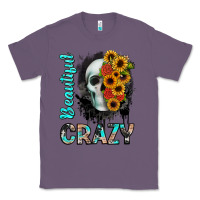 Lavender beautiful crazy skull Classic Tee - JahusDesignShop