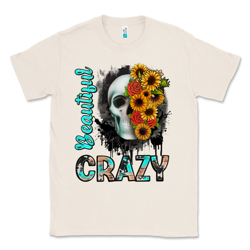 Beautiful Crazy Skull Classic Tee by JahusDesignShop | Teevron