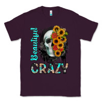 Plum beautiful crazy skull Classic Tee - JahusDesignShop