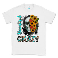 White beautiful crazy skull Classic Tee - JahusDesignShop