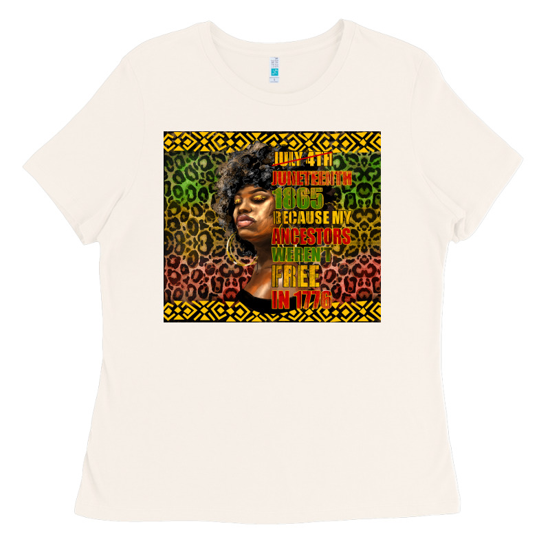 Juneteenth Celebrate Ladies Tee by HRA Design Shop | Teevron