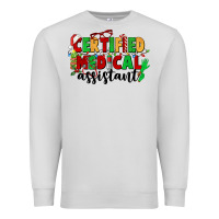 Dove Grey certified medical assistant Premium Sweatshirt - CowGirlArtShop