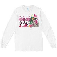 White freezing to death skeleton Long Sleeve Tee - MaliasSmallBusiness
