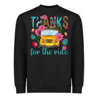 Black thanks for the ride Heavyweight Sweatshirt - NancyCooperArtShop