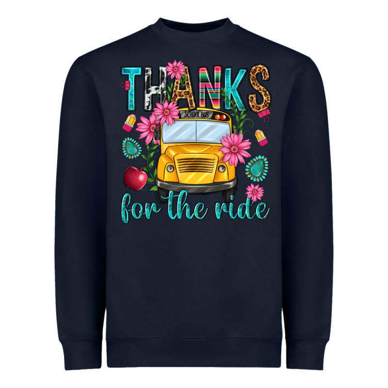 Thanks For The Ride Heavyweight Sweatshirt by NancyCooperArtShop | Teevron