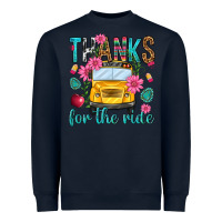 Navy thanks for the ride Heavyweight Sweatshirt - NancyCooperArtShop