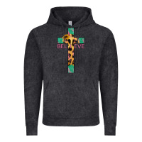 Vintage Black Believe Cross Vintage Hoodie - Jasminsmagicworld