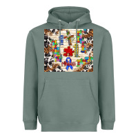 Sage faith puzzle ribbon Heavyweight Hoodie - TumblerDesignByShophia