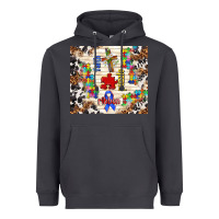 Smoke faith puzzle ribbon Heavyweight Hoodie - TumblerDesignByShophia