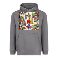 Storm faith puzzle ribbon Heavyweight Hoodie - TumblerDesignByShophia