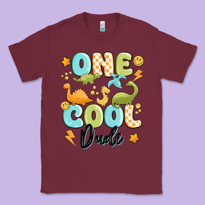 One Cool Dude Classic Tee Designed By Maliassmallbusiness