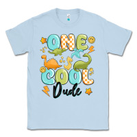 Dusty Blue one cool dude Classic Tee - MaliasSmallBusiness
