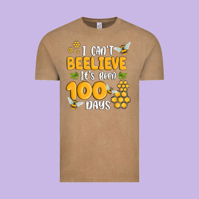 I Cant Beelieve Its Been 100 Days Vintage Tee Designed By Maliassmallbusiness