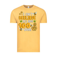 Vintage Mustard i cant beelieve its been 100 days Vintage Tee - MaliasSmallBusiness