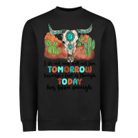 Black i do not and will not fear tomorrow Heavyweight Sweatshirt - MaliasSmallBusiness