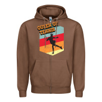 Chestnut Queen Of Tennis Zipper Hoodie - Bettercallsaul