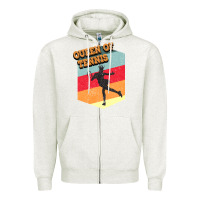 Oatmeal Heather Queen Of Tennis Zipper Hoodie - Bettercallsaul