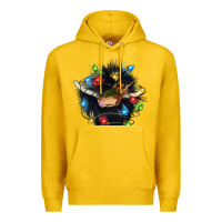 Lemon christmas black angus gnome Premium Hoodie - CowGirlArtShop